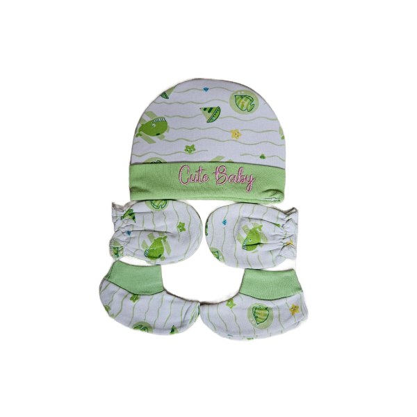 Newborn Baby Cotton Mitten Sets 0-6 Months