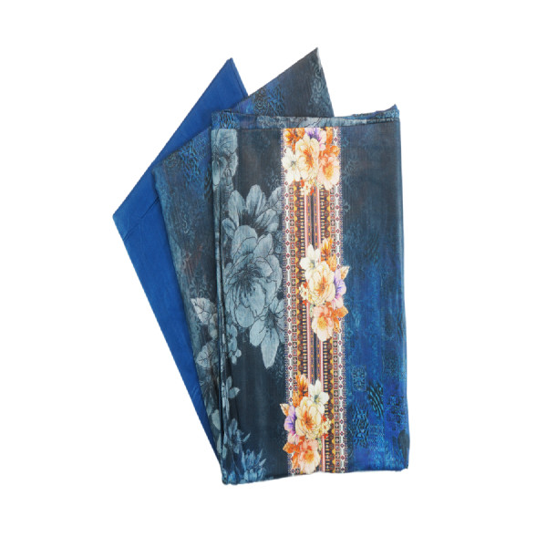 Premium  Digital Printed Cotton Three Piece's