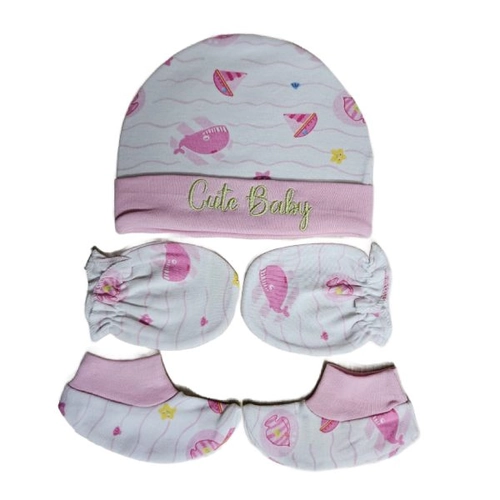 Newborn Baby Cotton Mitten Sets 0-6 Months